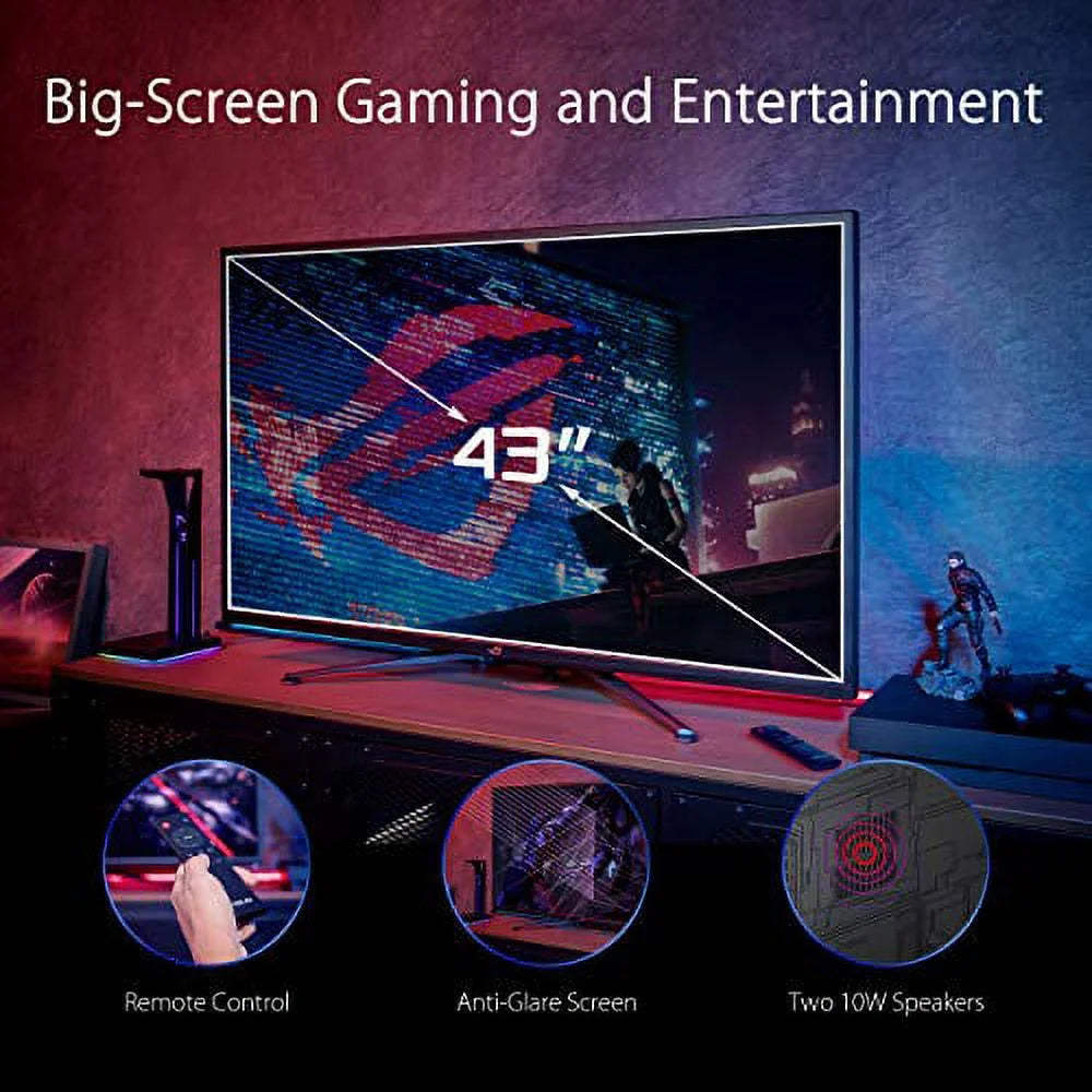 43" 4K HDR Gaming Monitor, 144Hz, G-SYNC Compatible, 1ms U96173