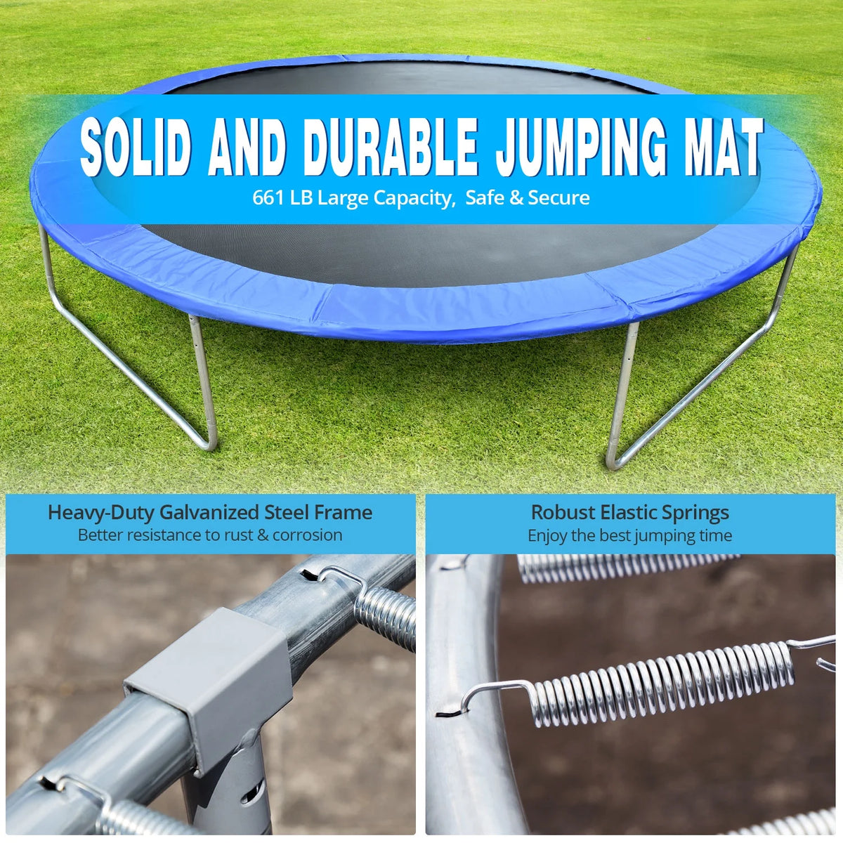 10 ft Trampoline with Enclosure Net S318814