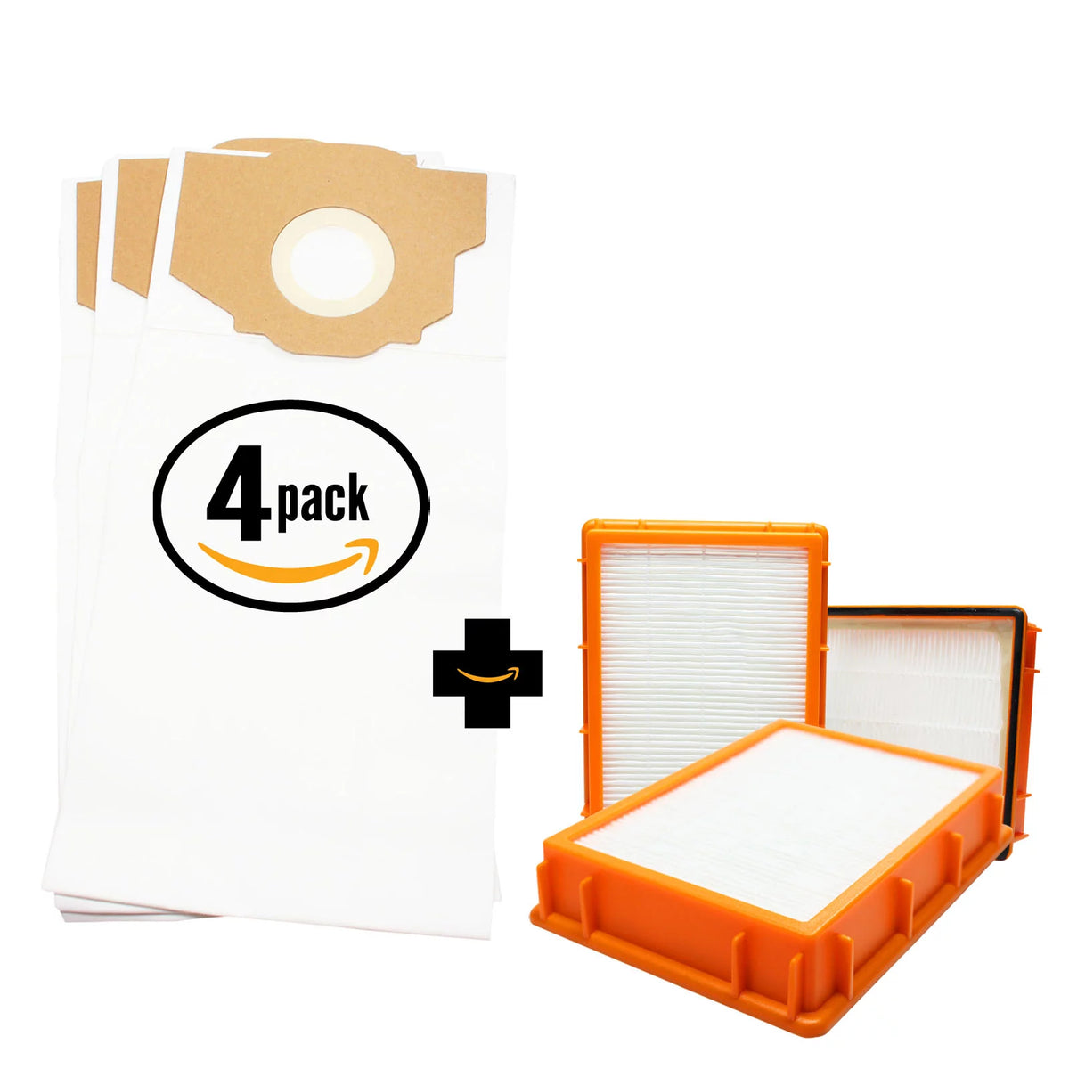 12 Replacement Vacuum Bags & 3 HEPA Filter S35031