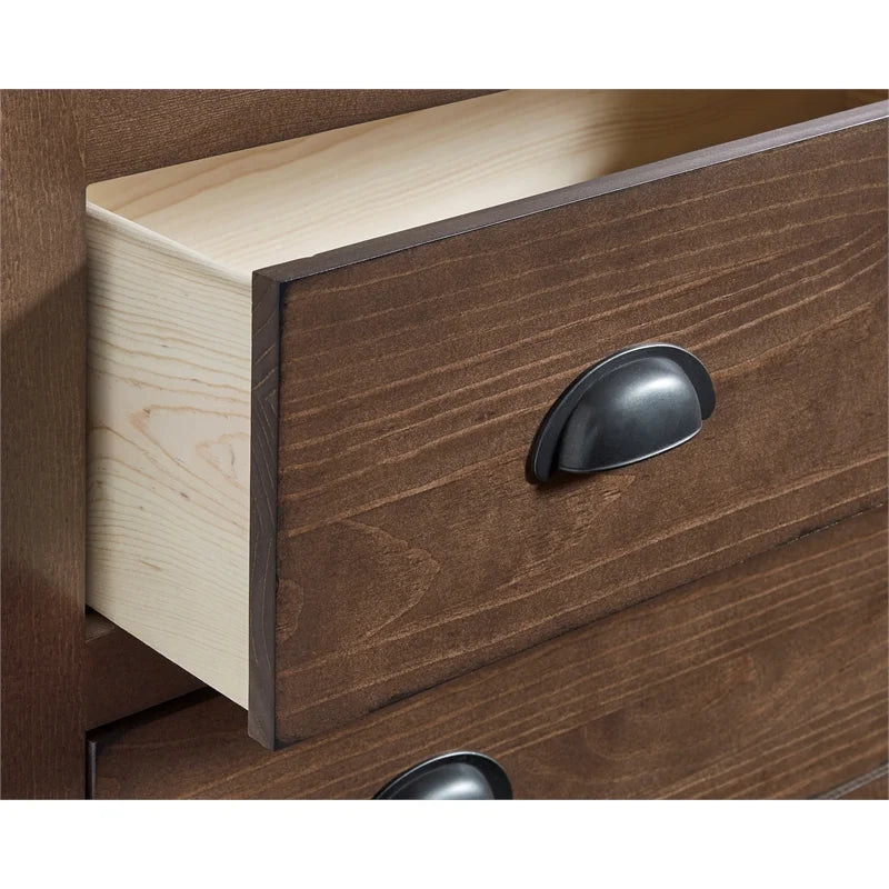 Wood Double Drawer Dresser N6700