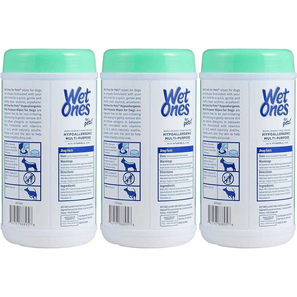 Hypoallergenic Multi-Purpose Dog Wipes M749