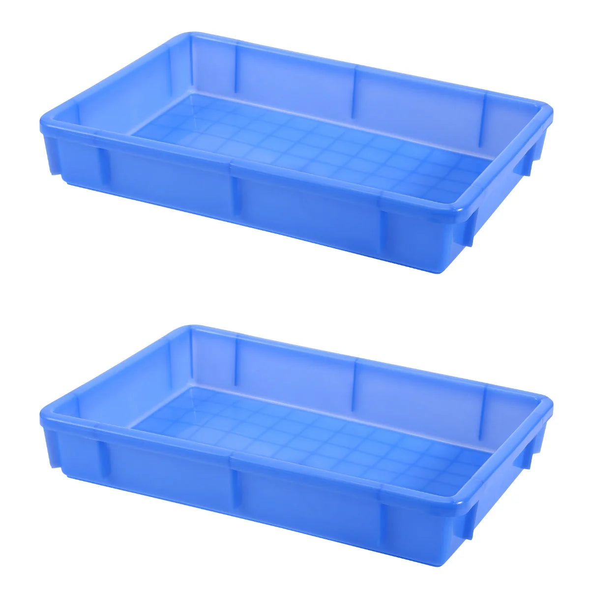 2pcs Rectangle Plastic Storage Box J9285