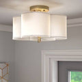 Geometric Semi Flush Mount N4302