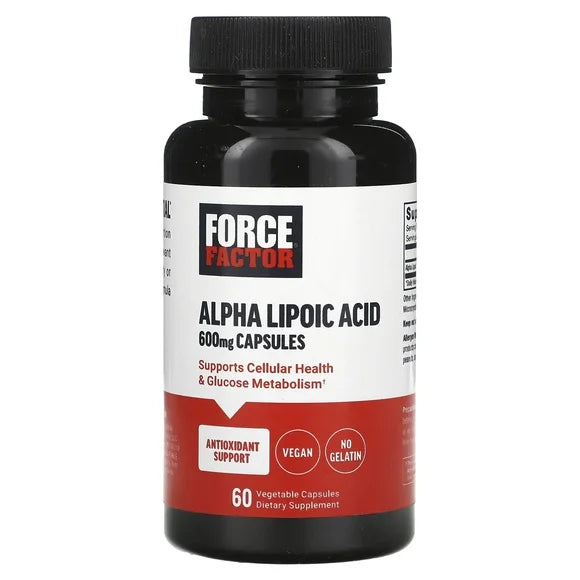 Alpha Lipoic Acid 600 mg 60 Vegetable Capsules M244