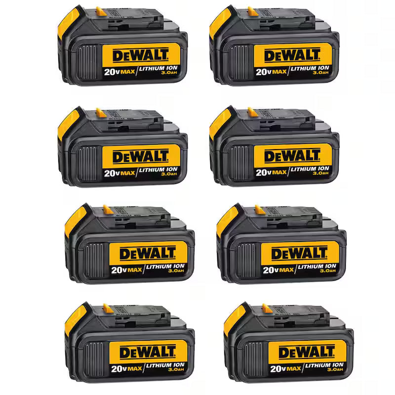 20V MAX Lithium-Ion 3.0Ah Battery Pack 8-Pack E90034