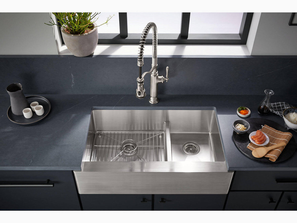 Vibrant Stainless Kitchen Sink Faucet F8808