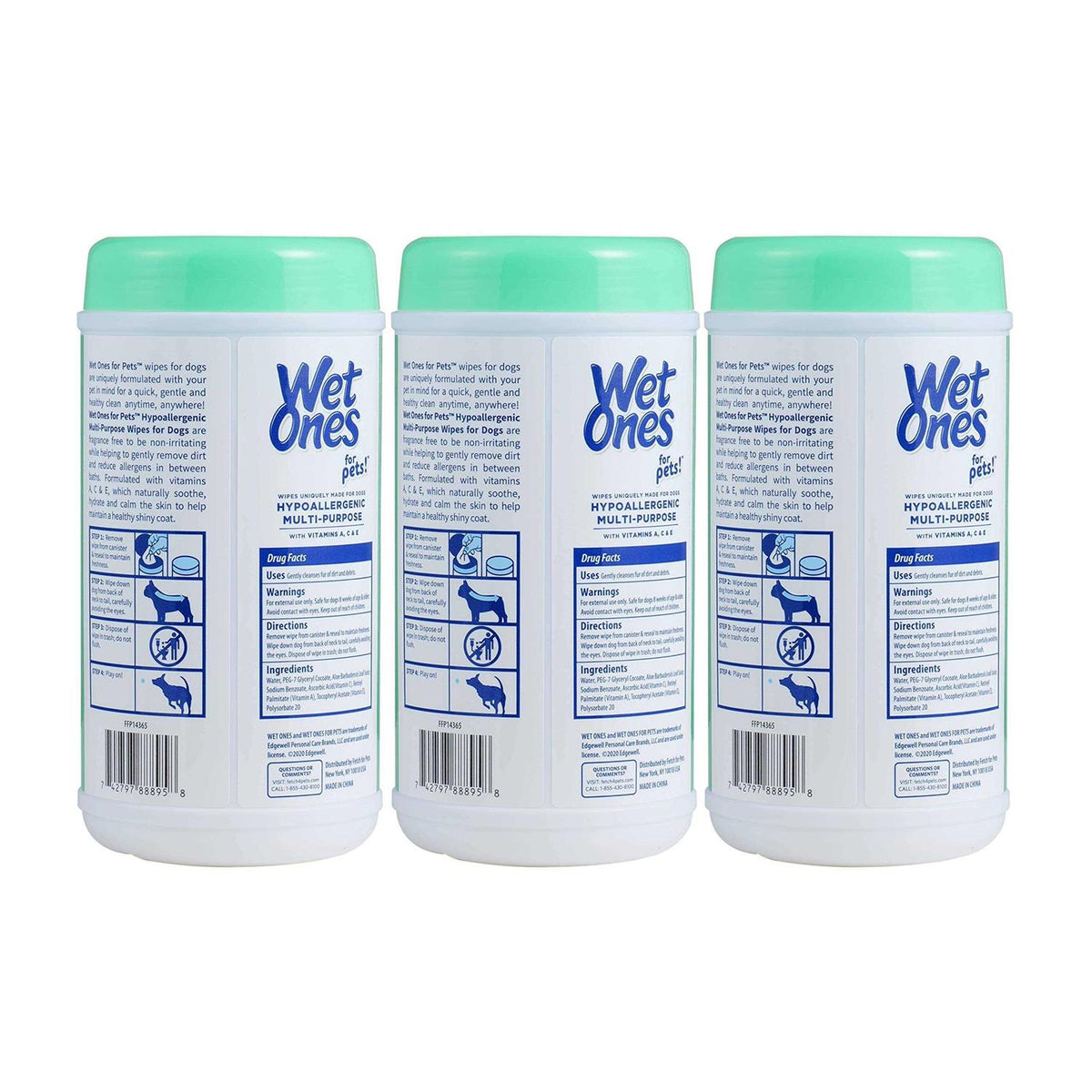 Hypoallergenic Multi-Purpose Dog Wipes M749