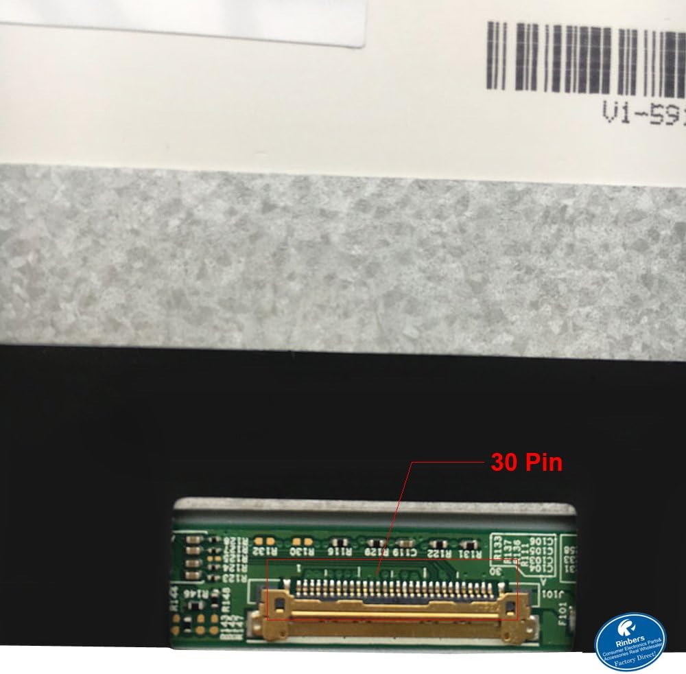 11.6" Laptop LCD LED Screen Display WXGA HD 30 Pin EDP Side Brackets Replacement Non Touch Pack of 2 Y233