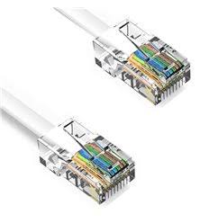 150ft Cat5e Ethernet Non-Booted Cable White B662
