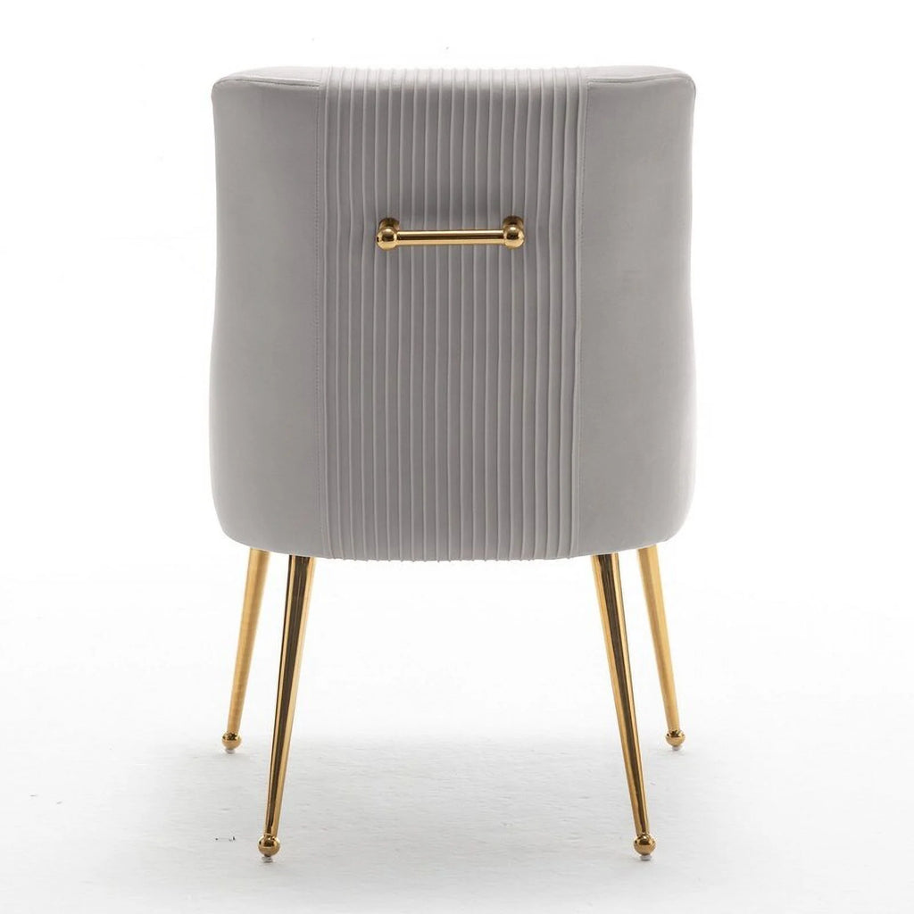 Grey Velvet Dining Chair Set of 6 H449956