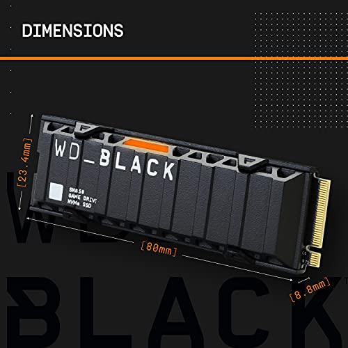 1TB NVMe Internal Gaming SSD Solid State Drive with Heatsink O194