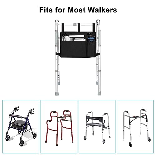 Blue Water-Resistant Walker Bag with Cup Holder G6897