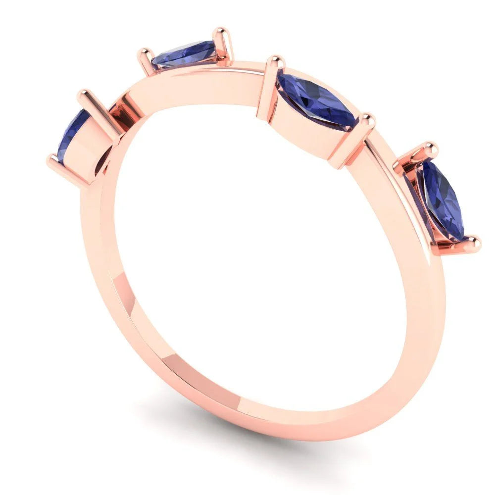 14k Rose Gold Stackable Band SZ 9.5 A36775