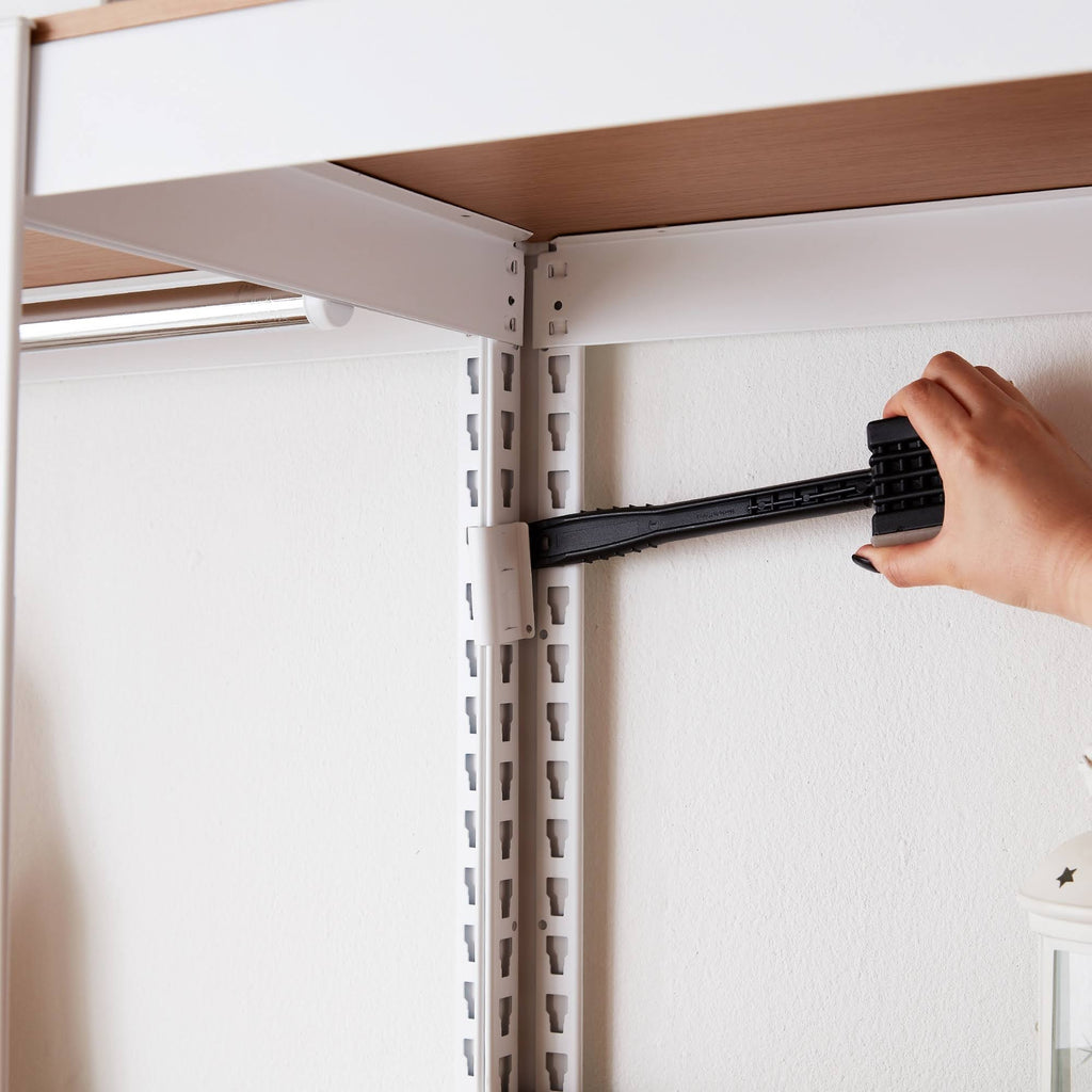 White Modular Shelving and Storage F28370