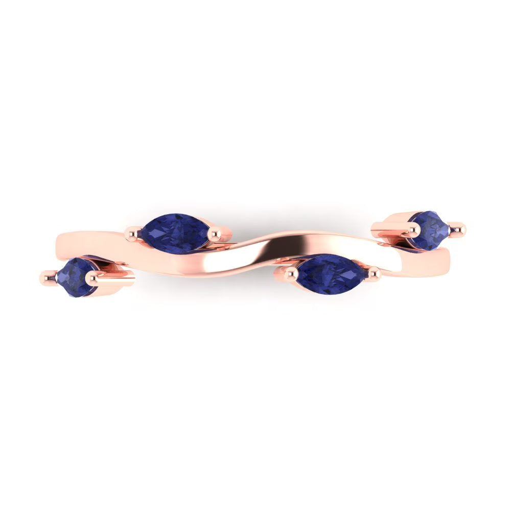 14k Rose Gold Stackable Band SZ 9.5 A36775