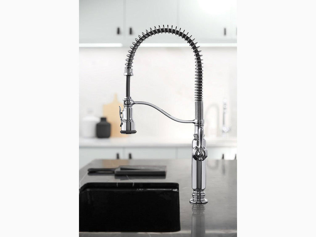 Vibrant Stainless Kitchen Sink Faucet F8808