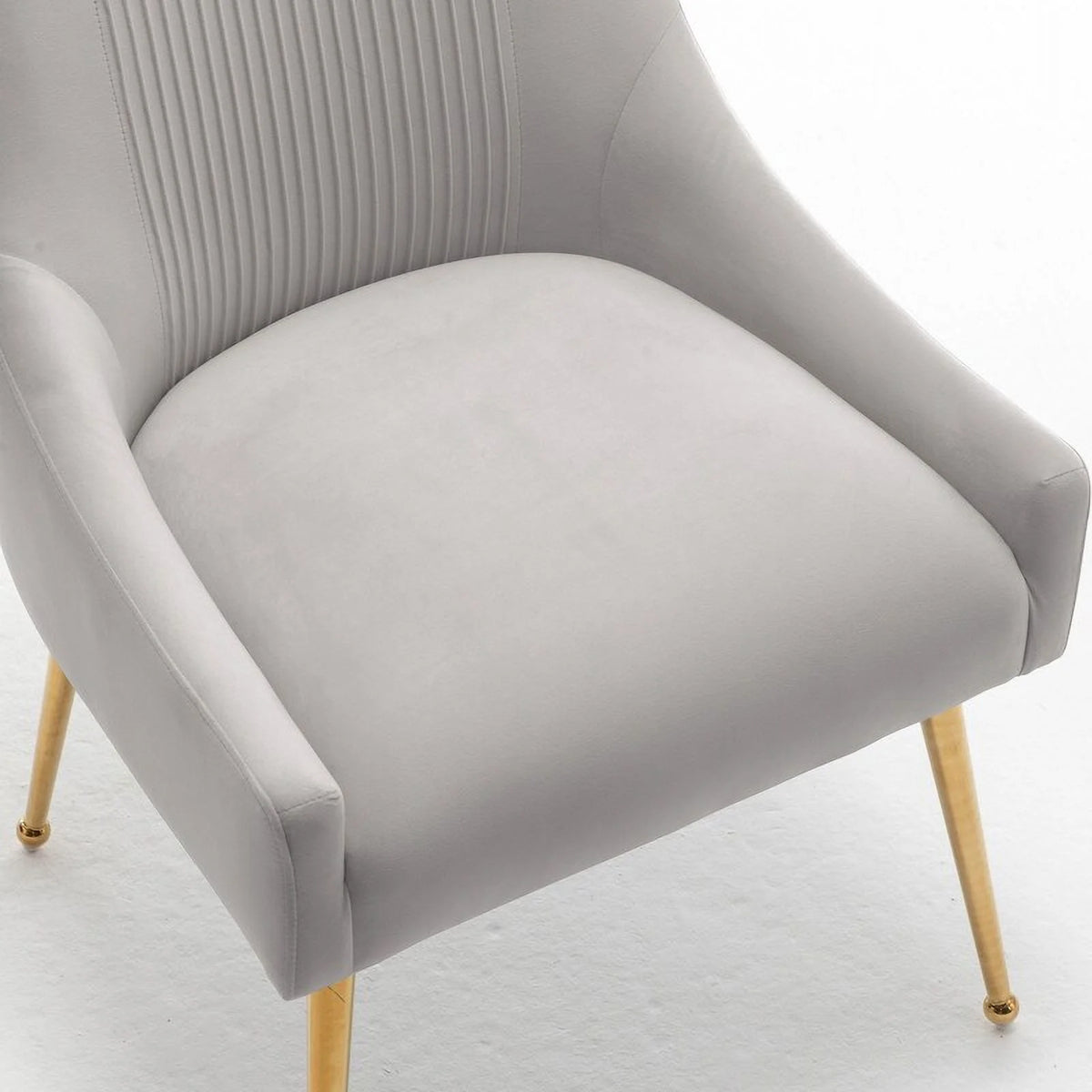 Grey Velvet Dining Chair Set of 6 H449956