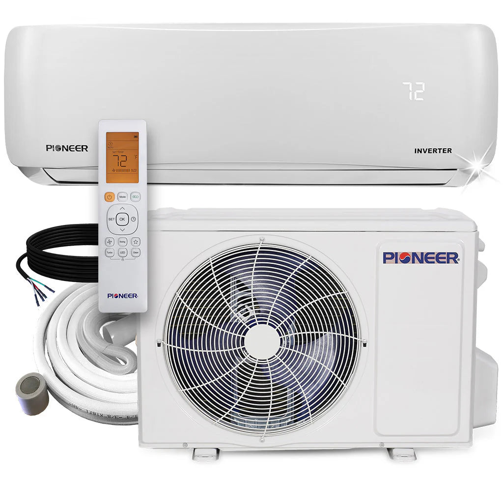 12,000 BTU 20.5 SEER 230V Ductless Mini-Split Inverter Air Conditioner Heat Pump V6395