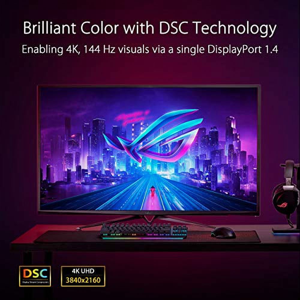 43" 4K HDR Gaming Monitor, 144Hz, G-SYNC Compatible, 1ms U96173