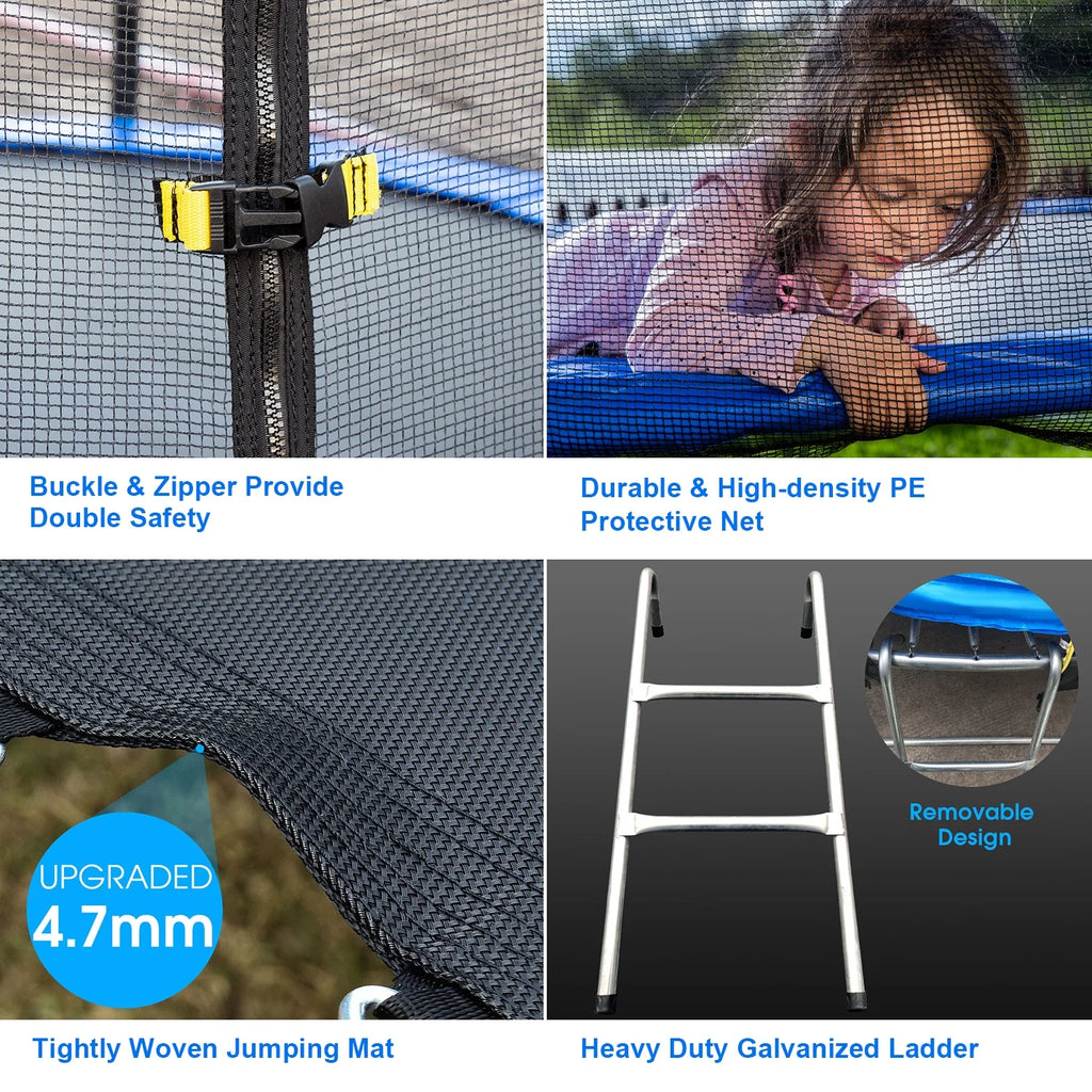 10 ft Trampoline with Enclosure Net S318814