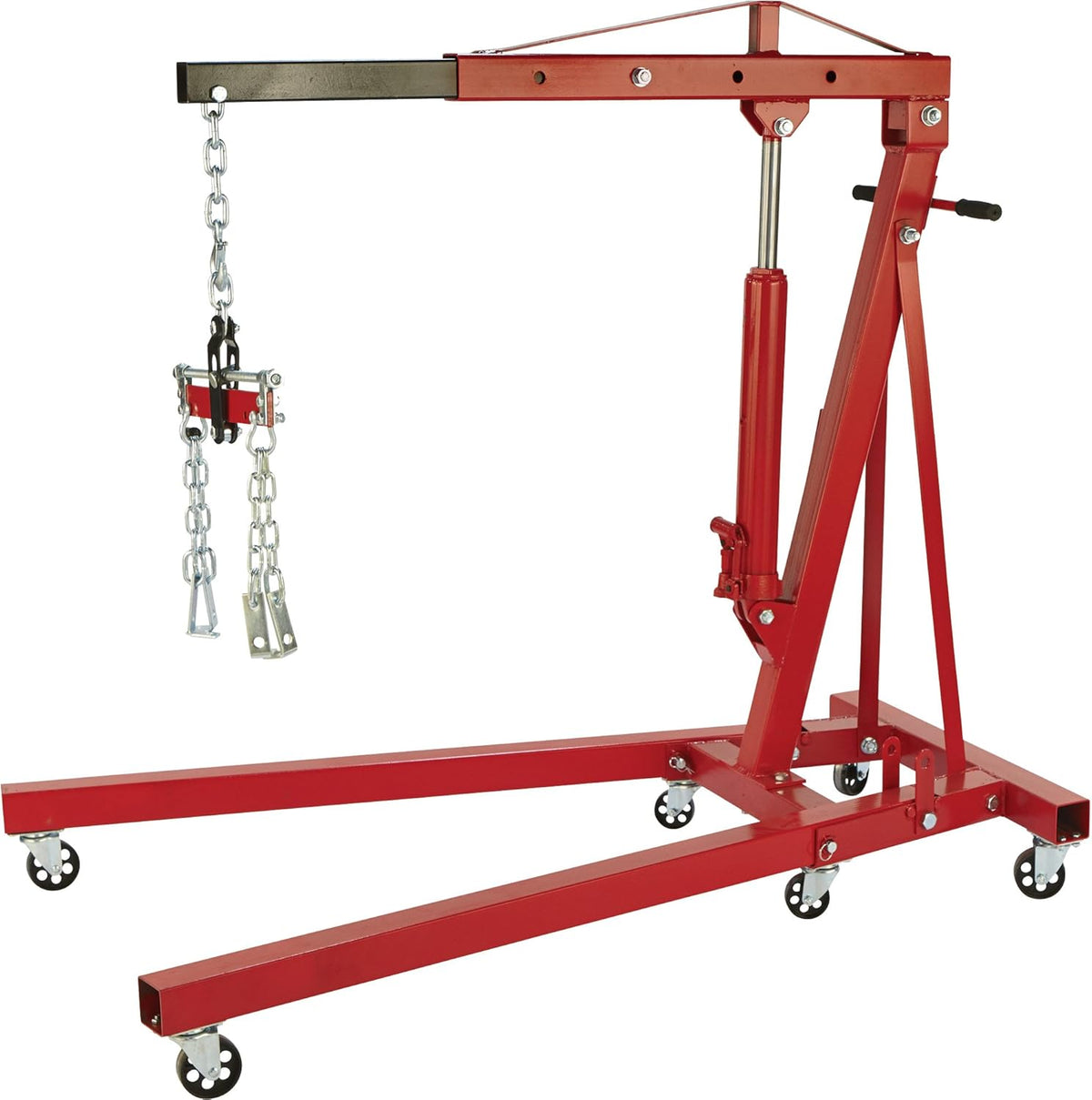 2-Ton Hydraulic Engine Hoist with Load Leveler A9946