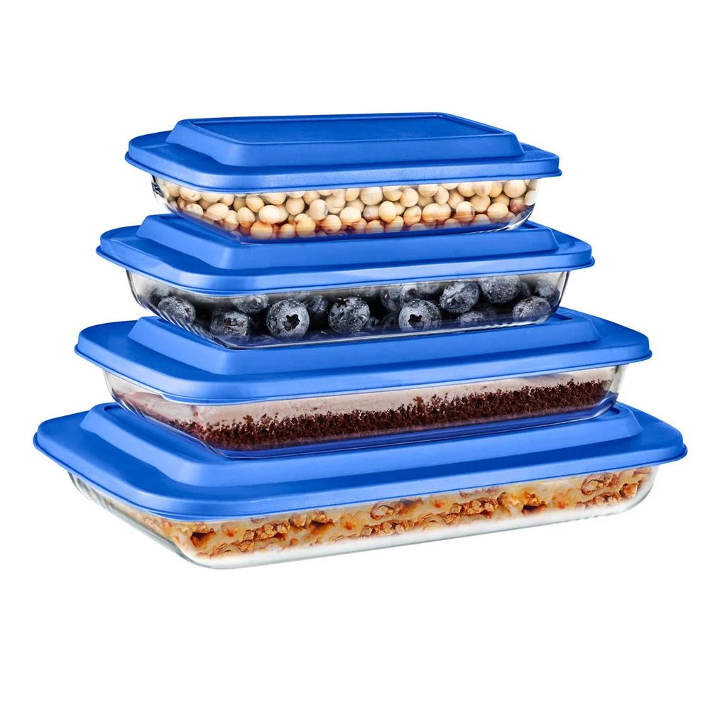 Glass Bakeware Set with PE Lid P5819