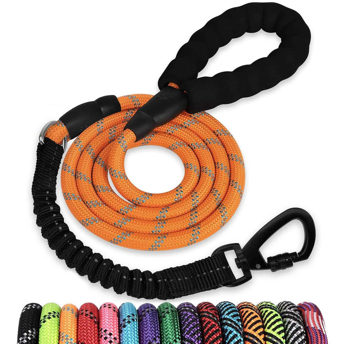 Heavy Duty Reflective Bungee Dog Leash T84888