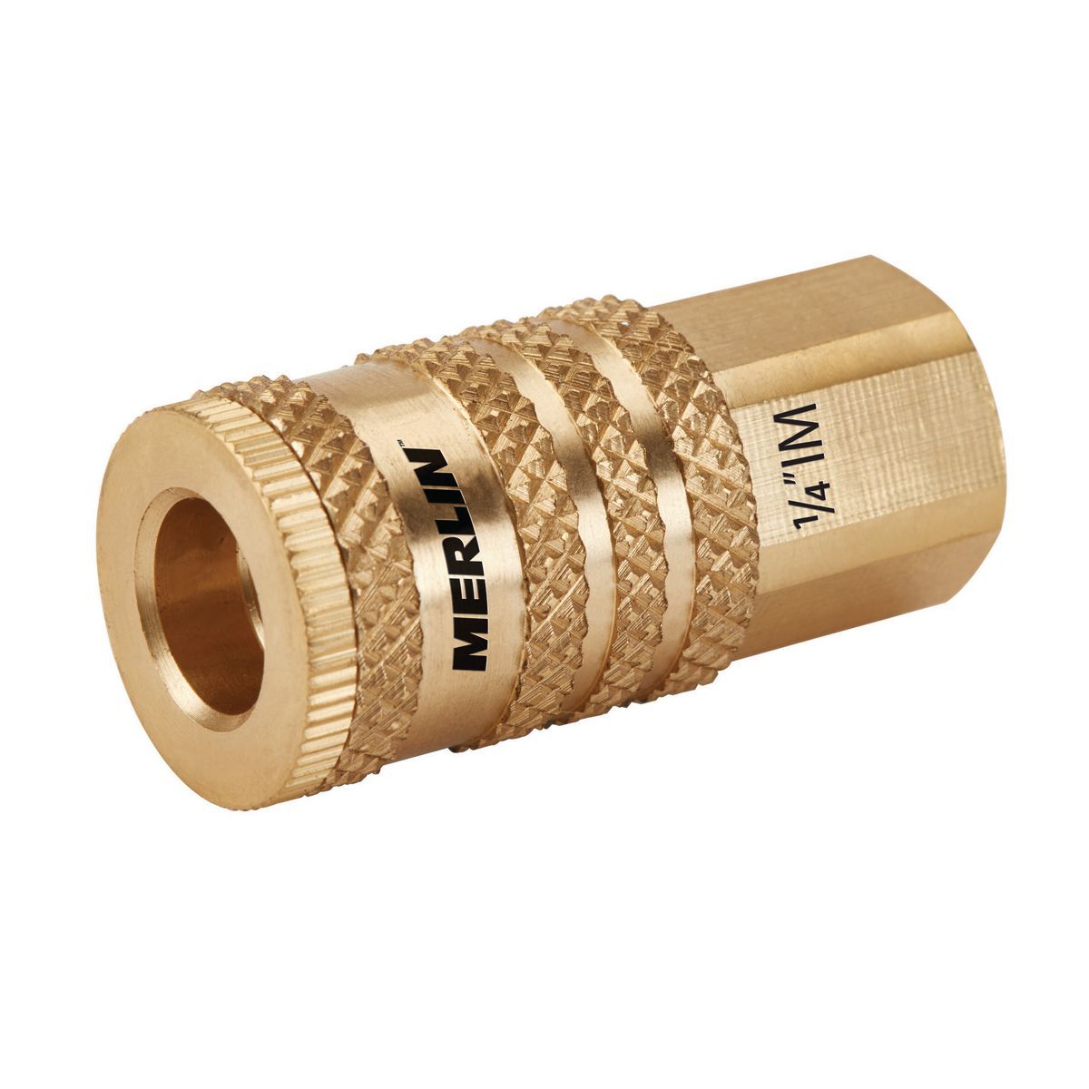 1/4 in. Female Brass Industrial Coupler T576475