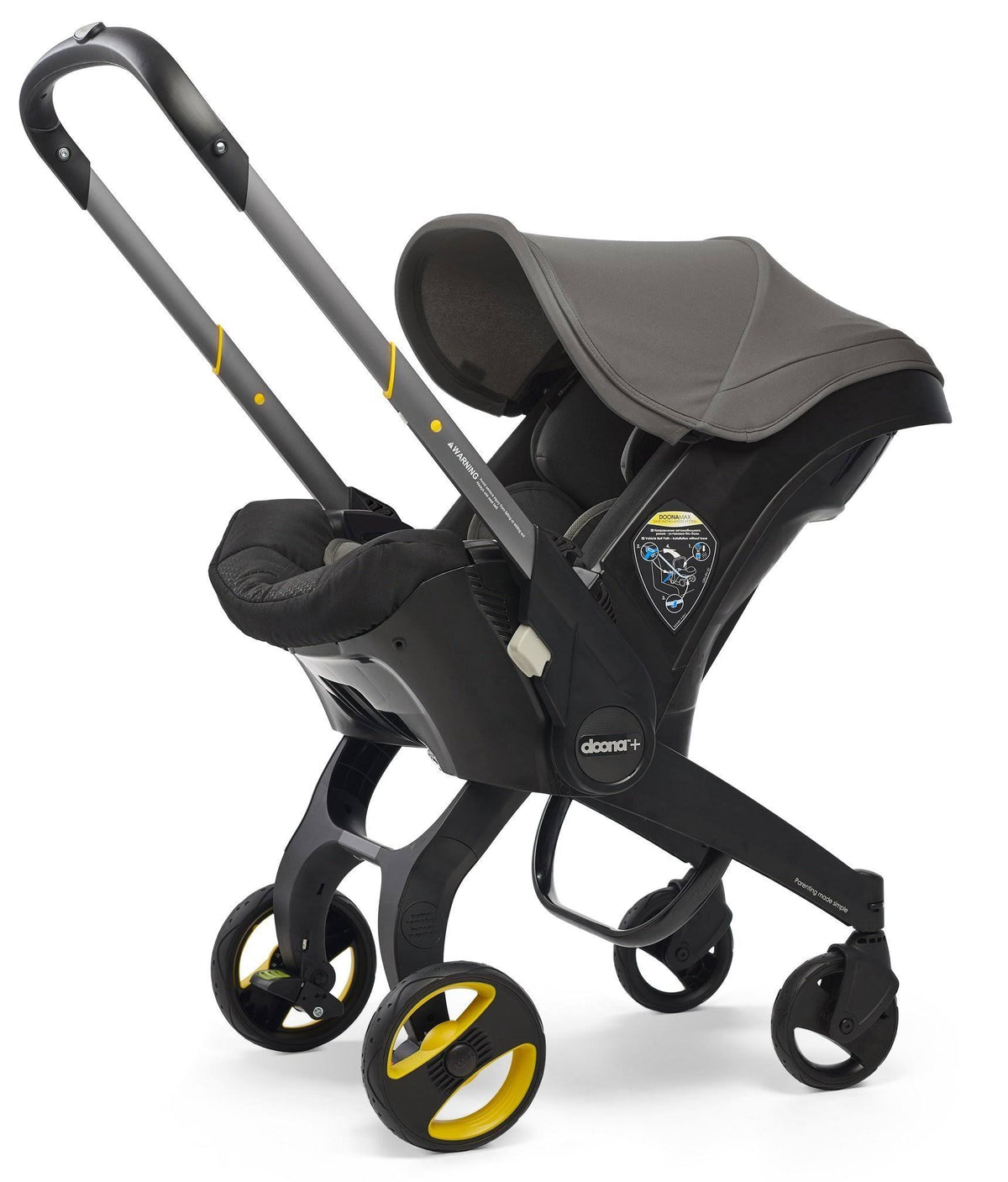 Infant Car Seat Stroller with Base Grey H279980