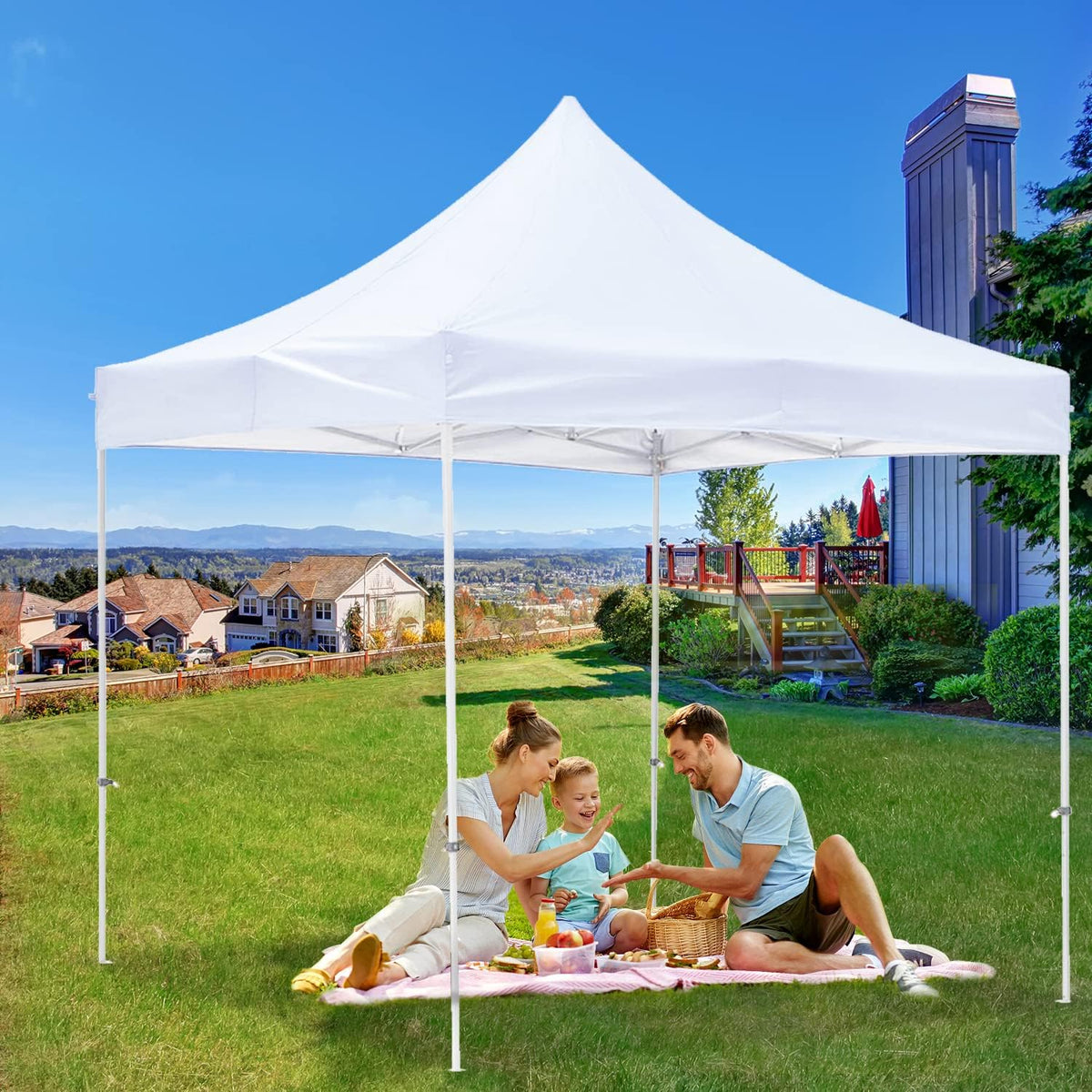 10x20 Ft Pop Up Canopy Tent with Carrying Bag R32220