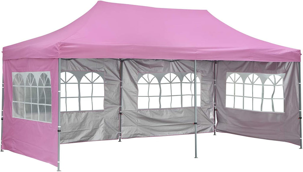 10x20 Ft Pop Up Canopy Tent with Carrying Bag R32220