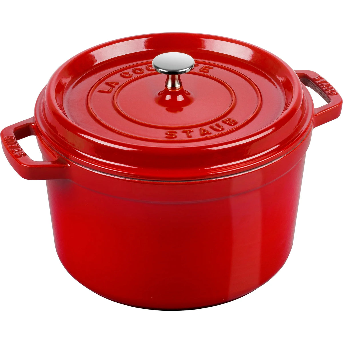 Cast Iron Dutch Oven 5-qt Tall Cocotte, Cherry Q5568