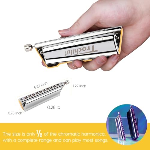 10 Holes Chromatic Harmonica Key of Bb W739005