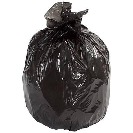 Trash Bags Black 1.1mil 250 Per Case H6731