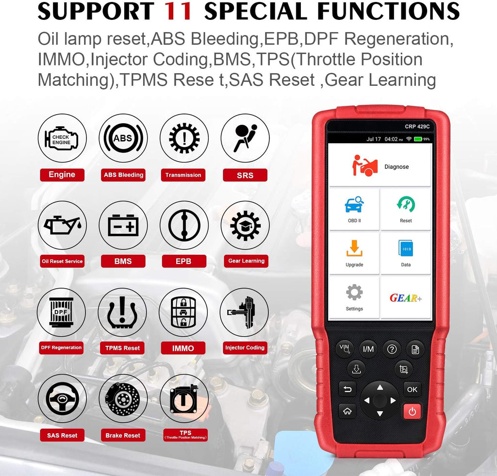 OBD2 Scanner Auto Diagnostic Tool H833016