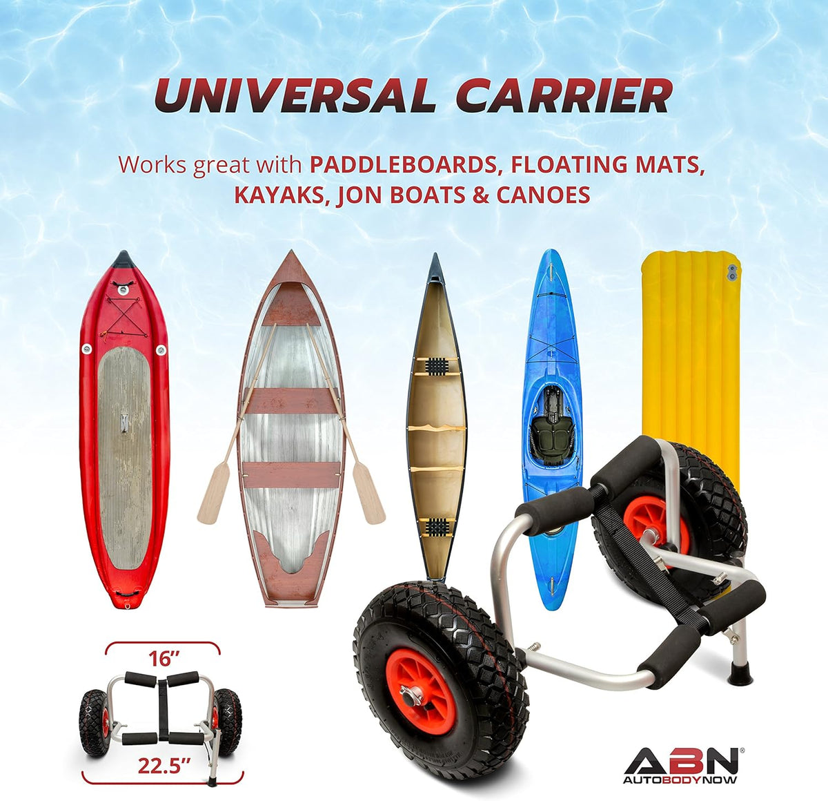 2-Pack Universal Kayak Carrier Z1413