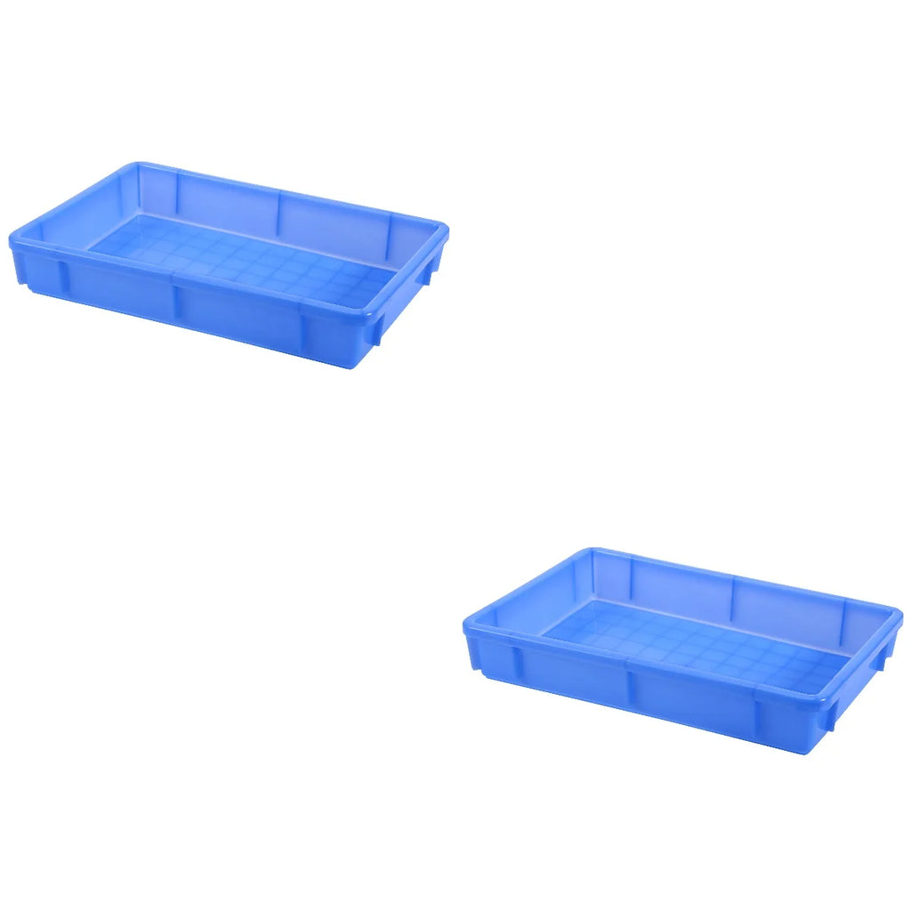 2pcs Rectangle Plastic Storage Box J9285