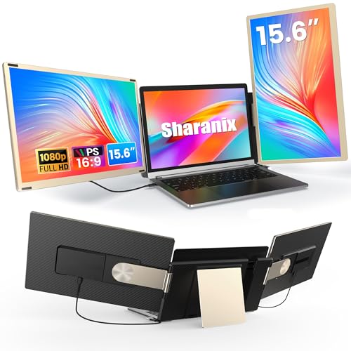 15.6" Portable Triple Monitor with IPS FHD 1080P Display K211064