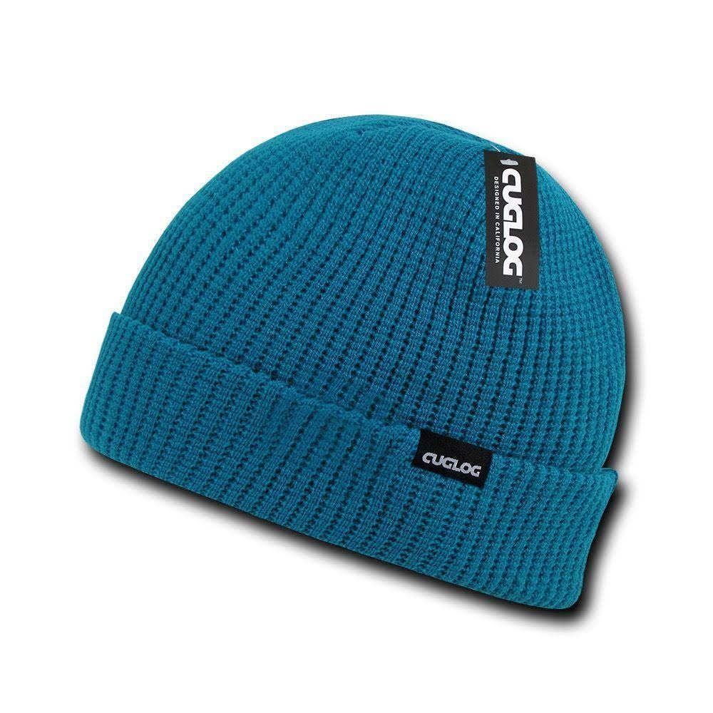 1 Dozen Cuffed Slouched Beanies Winter Caps Hats Blue A475