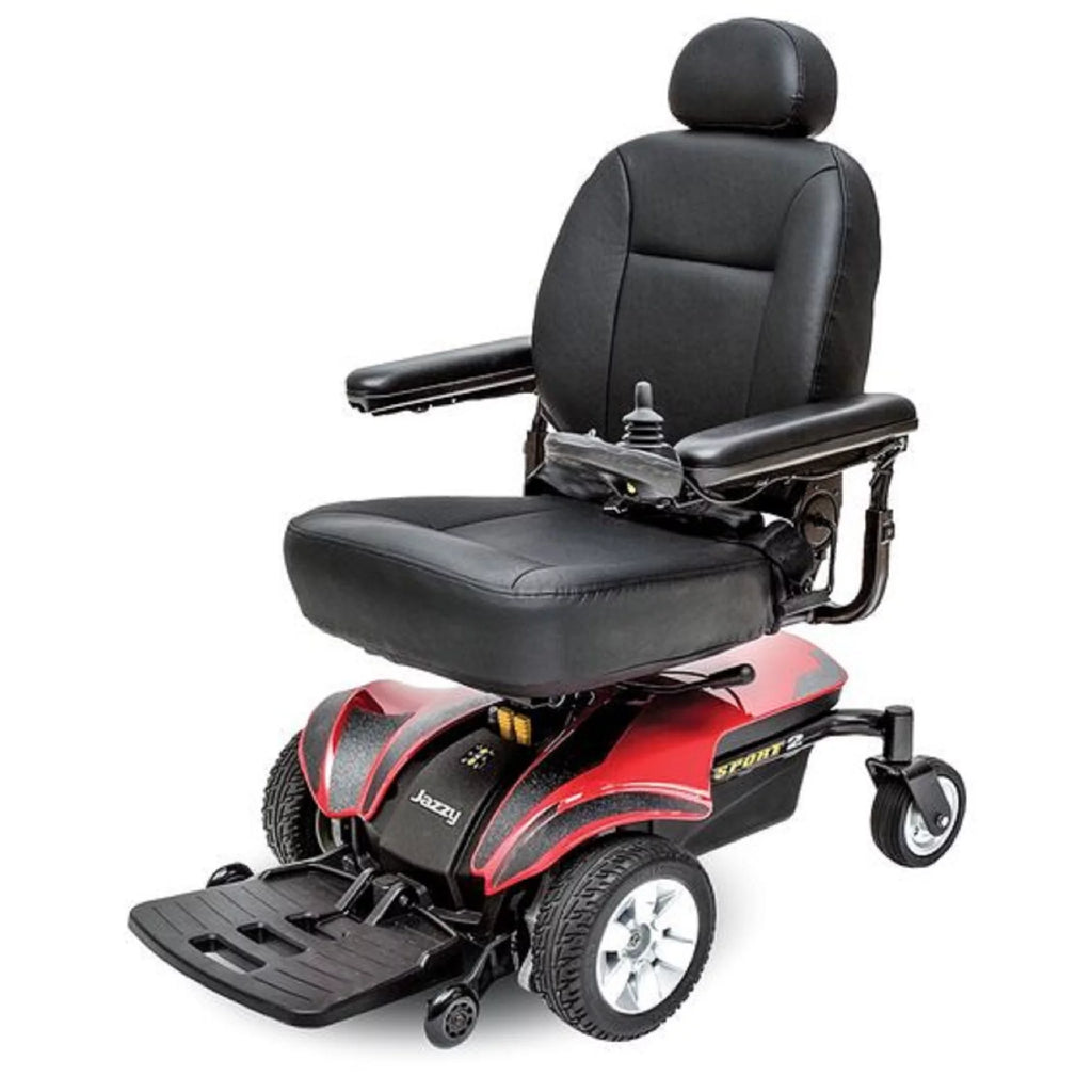 Front-Wheel Drive Power Chair Jazzy Red Y6200