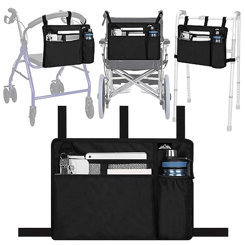 Blue Water-Resistant Walker Bag with Cup Holder G6897