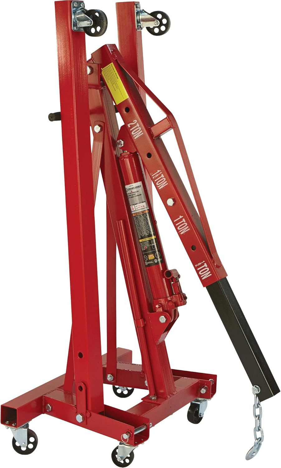 2-Ton Hydraulic Engine Hoist with Load Leveler A9946