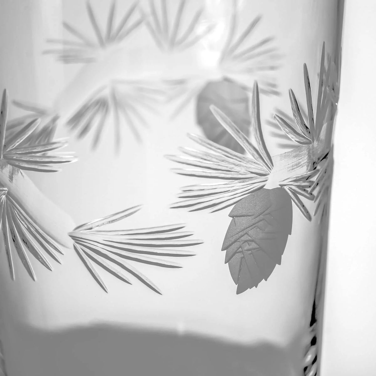 15 Ounce Etched Highball Glass Set Of 4 L370