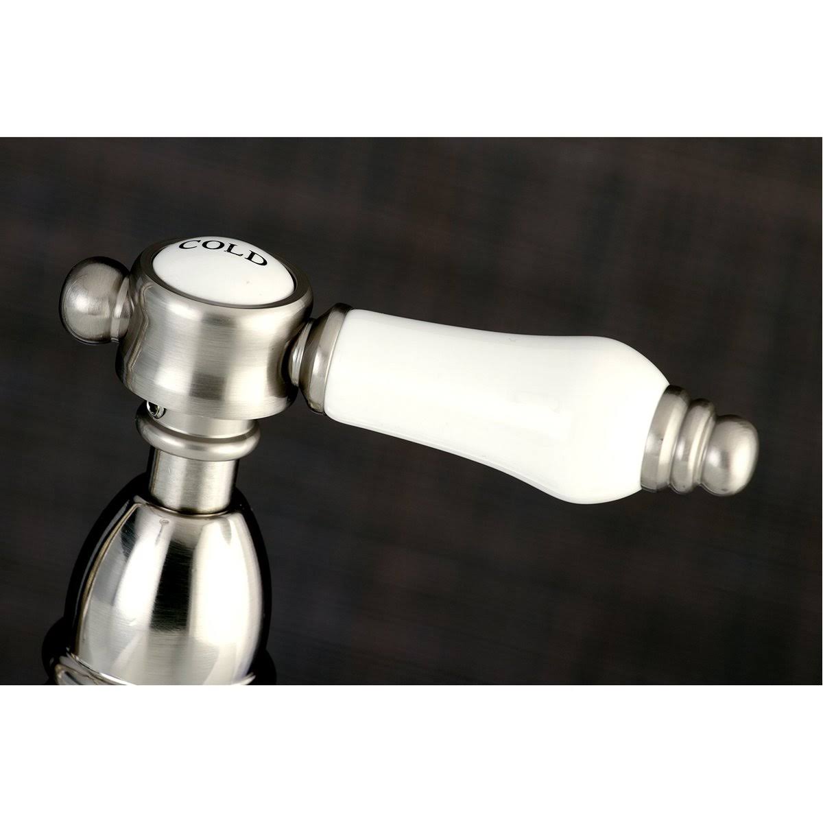 Brushed Nickel Bridge Kitchen Faucet A26021