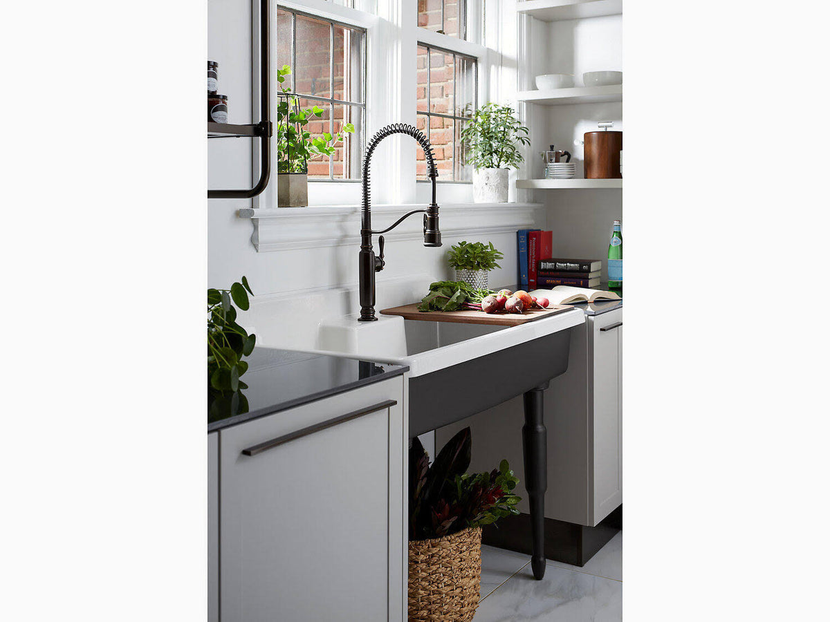 Vibrant Stainless Kitchen Sink Faucet F8808