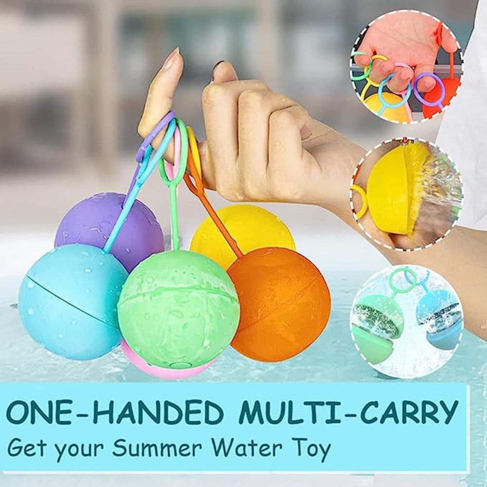 12pcs Silicone Water Splash Ball Toys Y71792