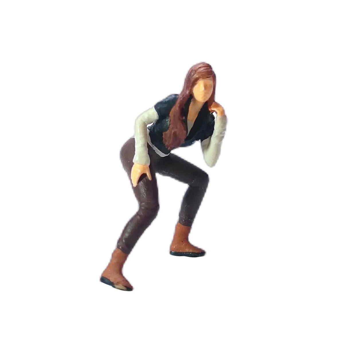 1/64 Scale Mini People Figures for Dollhouse Decor T55158
