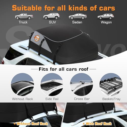 Waterproof 20 Cubic Feet Rooftop Cargo Carrier Bag X223