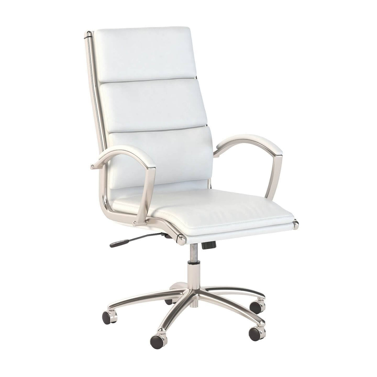 Light Gray High Back Leather Executive Office Chair L34678