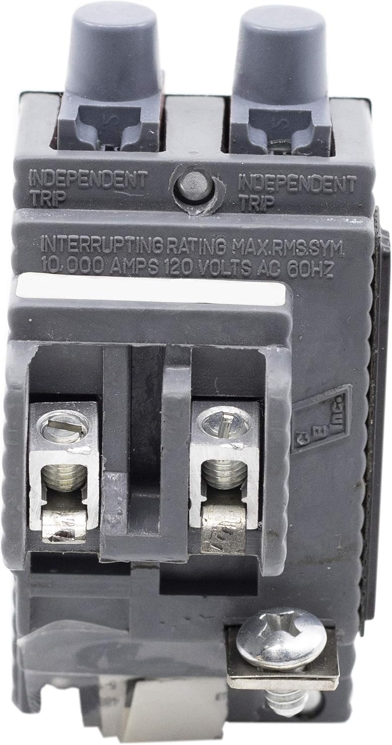 15/20 Amp Tandem Single Pole Circuit Breaker, Pack of 2 S12885
